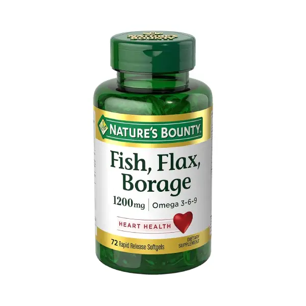 NB OMEGA 3-6-9 FISH FLAX BORAGE 72 CAPS NB OMEGA 3-6-9 FISH FLAX BORAGE 72 CAPS