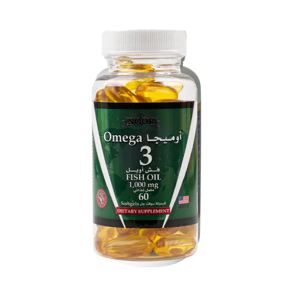 NOOR OMEGA-3 1000MG 60_S نور اوميجا 3 1000 مجم 60 قرص