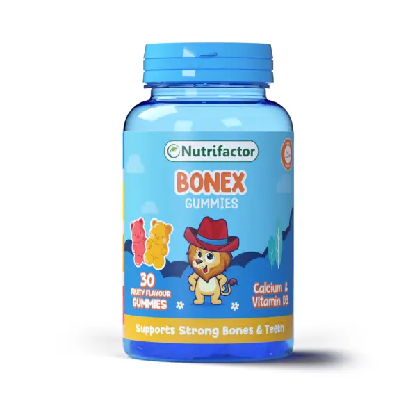 NUTRIFACTOR BONEX 30 GUMMIES نيوتري فاكتور بونيكس 30 قطعة من العلكة