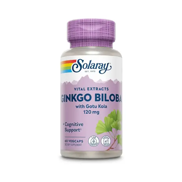 SOLARAY GINKO BILBA 60 VEGCAP SOLARAY GINKO BILBA 60 VEGCAP