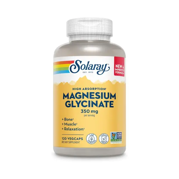 SOLARAY MAGNESIUM GLYCINATE 350MG 120CAP SOLARAY MAGNESIUM GLYCINATE 350MG 120CAP