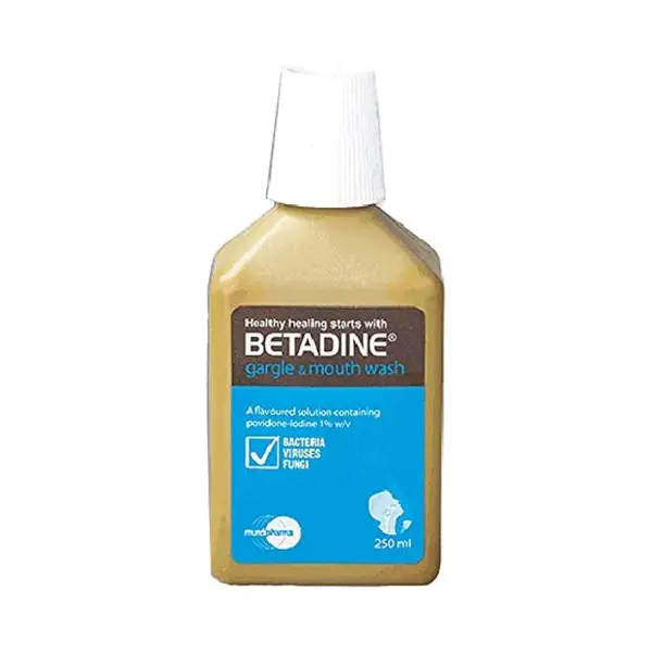 BETADINE GARGLE&M.W 1% 250 ML غرغرة بيتادين 1% 250 مل