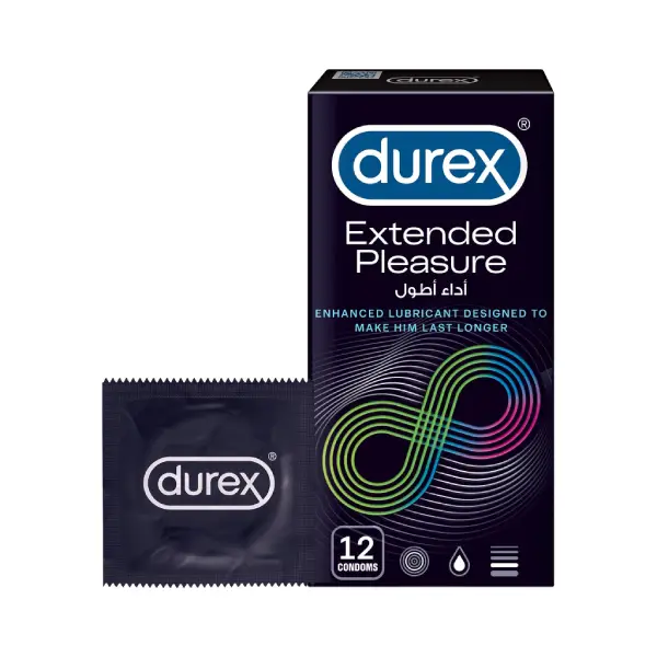 DUREX EXTENDED PLEASURE 20_S CONDOMS DUREX EXTENDED PLEASURE 20*S CONDOMS