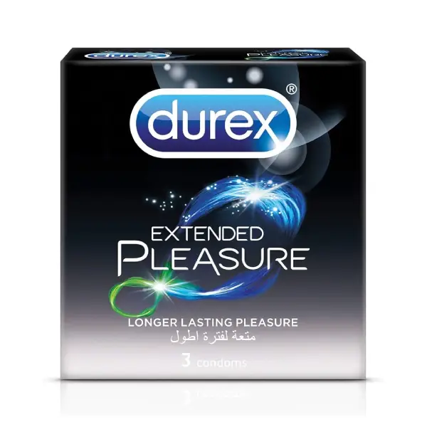 DUREX EXTENDED PLEASURE 3CONDOMS DUREX EXTENDED PLEASURE 3CONDOMS