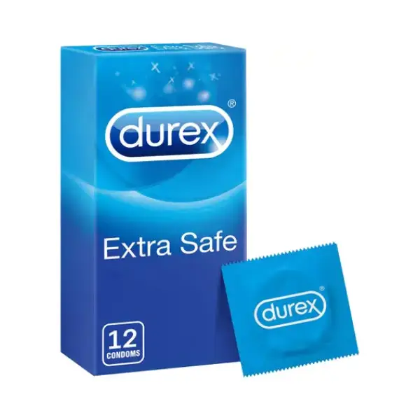 DUREX EXTRA SAFE CONDOMS 12'S واقيات ذكرية ديوركس اكسترا سيف 12 قطعة