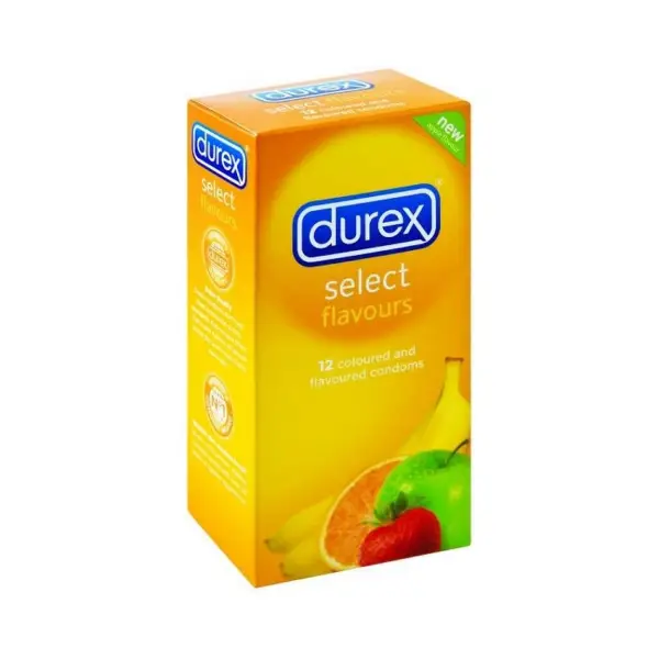 DUREX SELECT FLAVOURS CONDOMS 12'S DUREX SELECT FLAVOURS CONDOMS 12'S