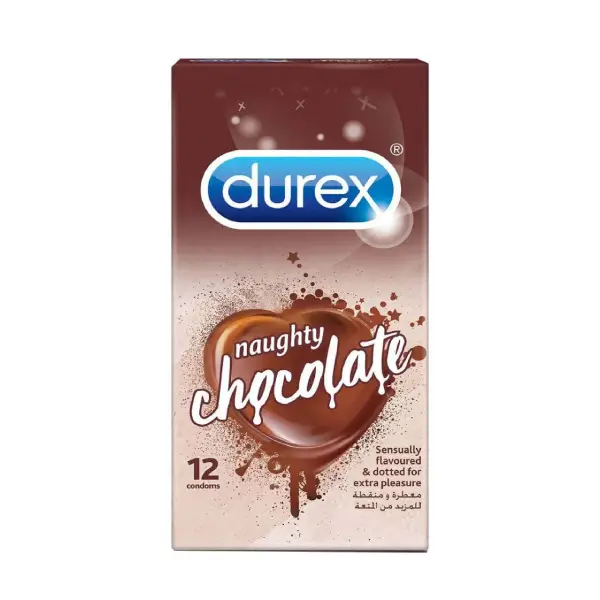 DUREX SENSUAL NAUGHTY CHOCOLATE 12CONDOMS DUREX SENSUAL NAUGHTY CHOCOLATE 12CONDOMS