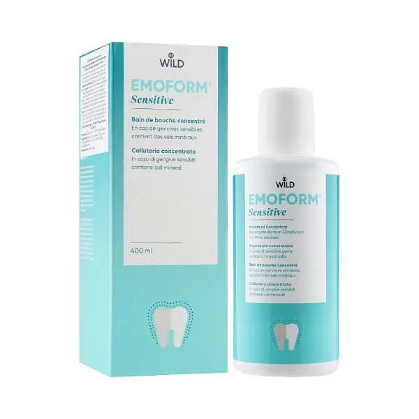 EMOFORM SENSITIVE MOUTH WASH 250ML غسول الفم الحساس إيموفورم 250 مل