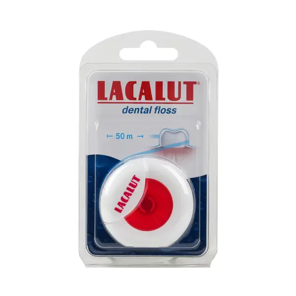 LACALUT DENTAL FLOSS 50M خيط تنظيف الأسنان لاكالوت 50 متر
