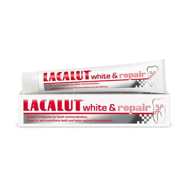 LACALUT WHITE&REPAIR T_P 75ML لاكالوت وايت اند ريبير معجون أسنان 75 مل