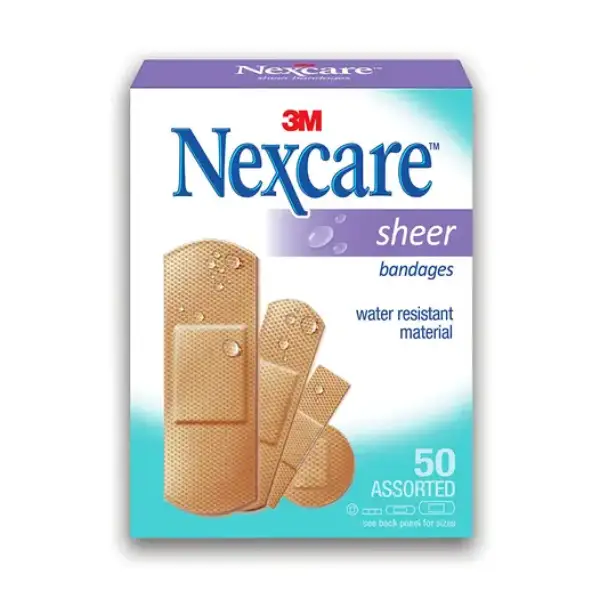 NEXCARE BANDAGES 50 ASSORTED 658-50 Nexcare Bandages 50 Count Assorted 658-50
