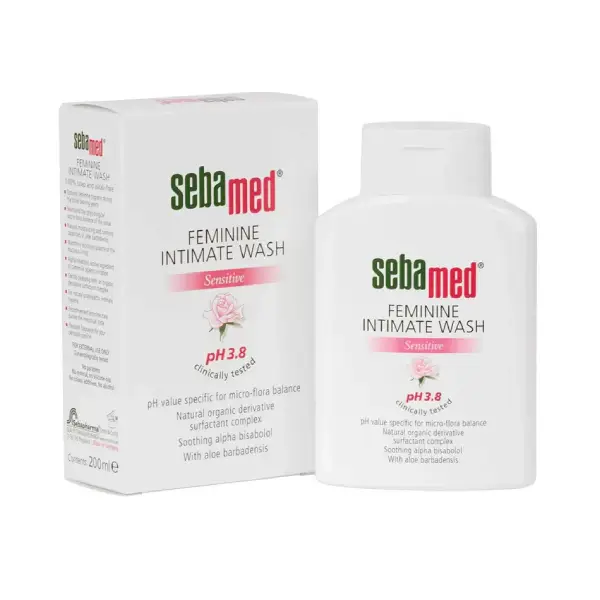 SEBAMED FEMININE WASH PH 3.8 200ML Sebamed Feminine Wash PH 3.8 200 ml
