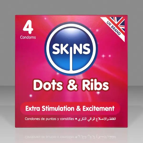 SKINS DOTS & RIBS 4 PCS Spotted Skins and Ribs 4 Pieces