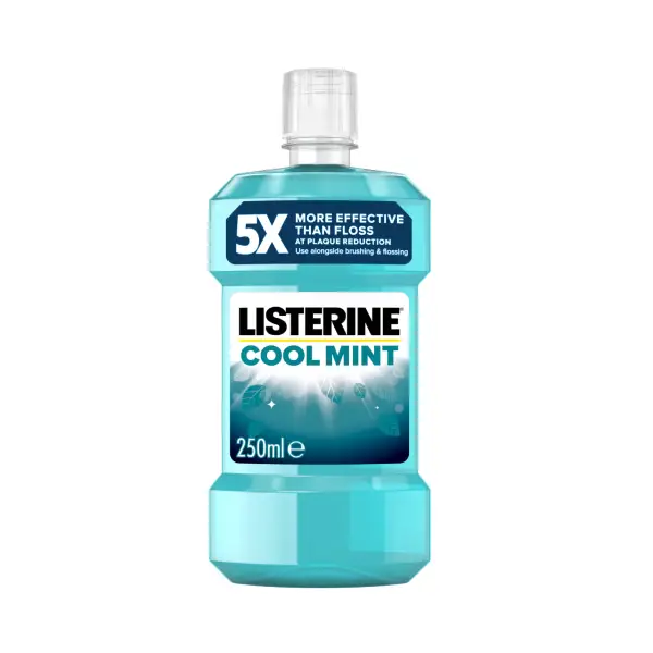 listerinecoolmintmouthwash250ml غسول الفم ليسترين بنكهة النعناع المنعش 250 مل