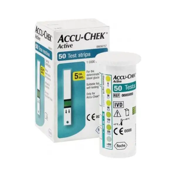 ACCU-CHECK ACTIVE 50 STRIPS. شرائط أكيو تشيك أكتيف 50