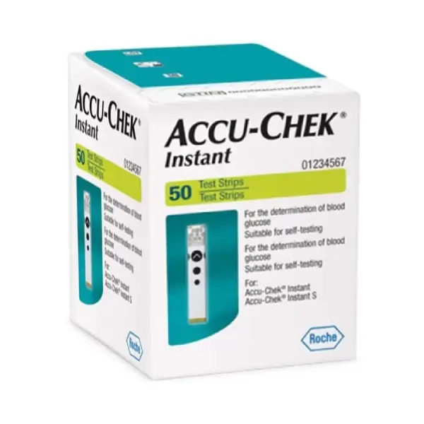ACCU-CHECK INSTANT 50 STRIPS شرائط أكيو تشيك إنستانت 50
