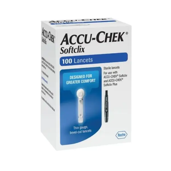 ACCU-CHECK SOFTCLIX 100 LANCETS 100 مشرط من اكيو تشيك سوفت كليكس