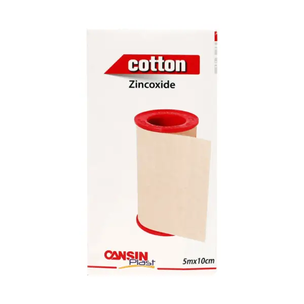 CANSIN PLASTER SILK ZINC OXIDE 5MX10CM Kansen Zinc Oxide Silk Plaster 5x10 cm