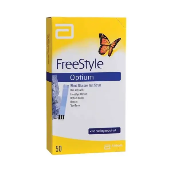 FREE STYLE OPTIUM STRIPS 50'S FREE STYLE OPTIUM STRIPS 50'S