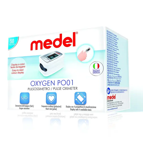 MEDEL OXYMETER PO01 جهاز قياس الأكسجين في الدم MEDEL PO01