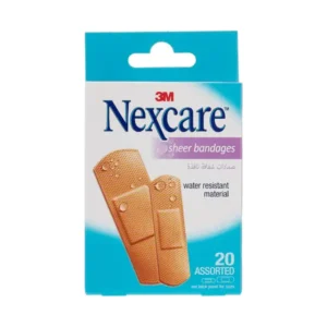 3M Nexxer Clear Bandage, 20 Count, Assorted