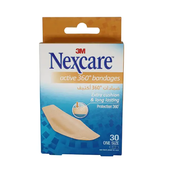NEXCARE 3M SOFT N FLEX 360 30S 3M Nexxer Soft N Flex 360 Pads 30 Count