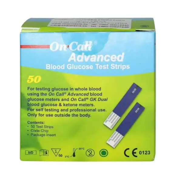 ON CALL ADVANCED B_S TEST STRIPS ON CALL Advanced B/S Test Strips