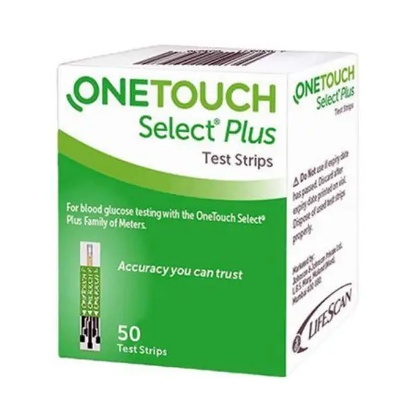 ONE TOUCH SELECT PLUS STRIPS 50'S ONE TOUCH SELECT PLUS STRIPS 50'S