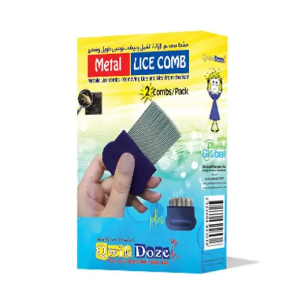 QWIK DOZE METAL LICE COMB 2_S QWIK DOZE 2*S METAL LICE COMB