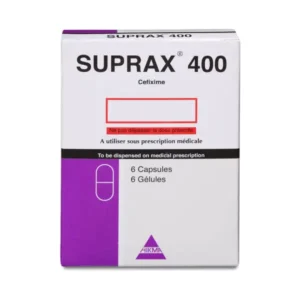 Suprax 400 mg 5 capsules