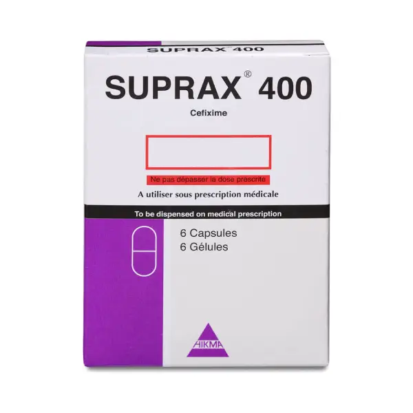 SUPRAX 400MG 5 CAP Suprax 400 mg 5 capsules