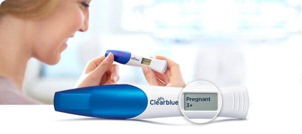 img_8920 اختبار الحمل الرقمي Clearblue مع مؤشر الحمل