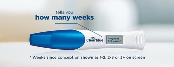 img_8921 اختبار الحمل الرقمي Clearblue مع مؤشر الحمل